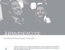 Tablet Screenshot of bravenewcode.com